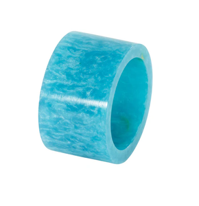 Anillos de Servilleta de Resina de Alta Calidad, Color Verde Brillante, Modernos, Lujosos, Ecológicos, con Logotipo Personalizable e Impresión Personalizada - Product Image 4