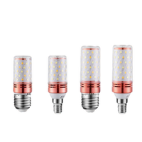 Ampoule LED de type maïs ultra-lumineuse à économie d'énergie de qualité supérieure E27 E14 pour lustre en cristal, salon, chambre à coucher, salle à manger