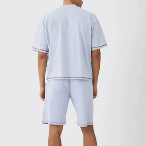 Conjunto de Camiseta y Pantalones Cortos de Algodón Vintage, Estilo Gótico de Verano, Antiarrugas, Cintura Elástica, Ropa Urbana, Camiseta de Cuello Redondo, Chándal para - Product Image 5