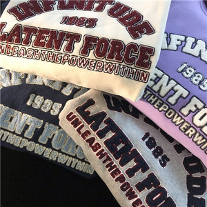 Pull-over à broderie personnalisée Sweatshirts à capuche amples en coton décontractés pour hommes Sweat-shirt à capuche floqué Streetwear - Product Image 4