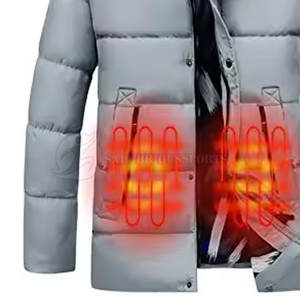 ¡Las mejores chaquetas de cuello alto con autocalentamiento para hombre de estilo High Street para la mejor venta de invierno con excelente valor y servicio OEM! - Product Image 3