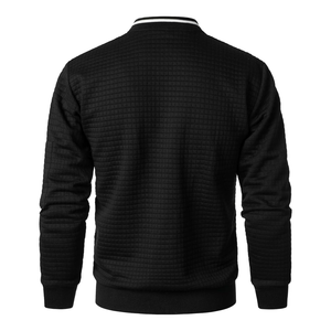 Chaqueta Bomber Varsity de lana para hombre de talla XL más vendida, ropa deportiva de invierno informal de lana 100% de algodón con cremallera ligera de alta calidad - Product Image 4