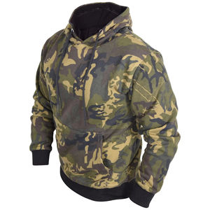 Ropa de Caza Sublimada Personalizada al por Mayor, Impermeable, Mezcla de Algodón, para Senderismo, Campismo, con Capucha, Camuflaje - Product Image 1