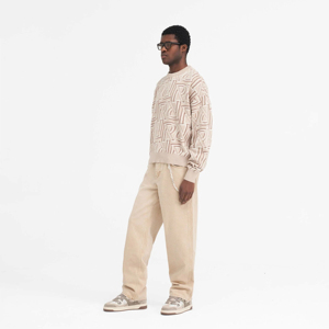 Baggy Denim Pants for Men Relaxed Wide Leg Comfortable Durable <b>Rock</b> Dirt Cashmere Stylish Casual Everyday Wear OEM Service - Product Image 4