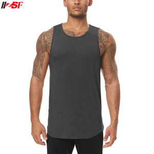 Camiseta sin mangas de algodón y elastano con logo personalizado para hombre, estilo casual de punto, deportiva y de ocio, nueva colección de verano 2023 - Product Image 5