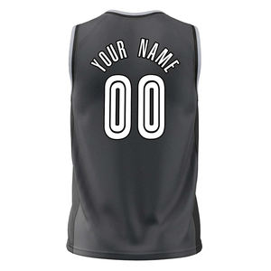 Maillot de basket-ball personnalisé bleu pour hommes dernière conception maille unie réversible impression par sublimation broderie Logo nom ensemble style - Product Image 4