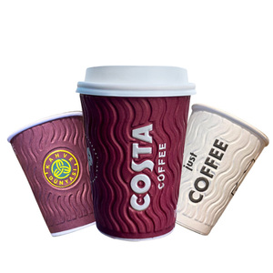 OEM Manufacturer Wholesale Custom Eco-Friendly <b>Disposable</b> Biodegradable Paper for Cold/Hot Beverages Coffee - Product Image 5