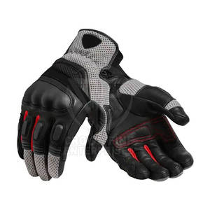 Gants de course de moto en cuir souple à doigts entiers avec respirabilité Fonctionnalité de l'écran tactile Applicabilité sportive - Product Image 4
