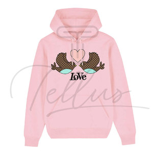 Sweat-shirts doublés imprimés et brodés écologiques de haute qualité pour femmes, design classique élégant, logo avant, Saint-Valentin - Product Image 4