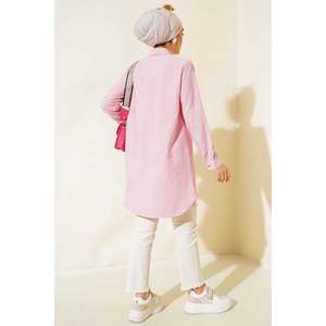 Poudre de chemise rayée à boutons métalliques - Product Image 4