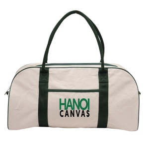 High Quality Eco-Friendly Cotton <b>Duffle</b> <b>Bag</b> Customizable Logo and Color Made in Vietnam Factory Price - Product Image 1