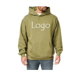 เสื้อมีฮู้ดแบบสวมหัวสำหรับผู้ชายและ500gsm เสื้อขนแกะ100% ผ้าฝ้ายระบายอากาศได้ดีแห้งเร็วสำหรับฤดูหนาว2025 - Product Image 2