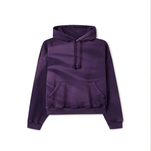 Sudadera con Capucha de Felpa de Algodón de Alta Calidad, Suave y Cálida, para Hombre y Mujer, Estilo Urbano, Talla Grande - Product Image 1