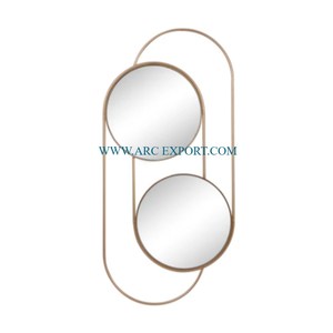Salon bambou bois matériel grande taille mur décoratif miroir de courtoisie attrayant le plus vendu à la main fantaisie tenture murale - Product Image 6