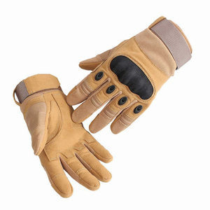 Gants de protection pour la conduite à moto en gros, gants de course antidérapants en cuir de vache, protection pour la conduite à moto, gants de sport de plein air - Product Image 1