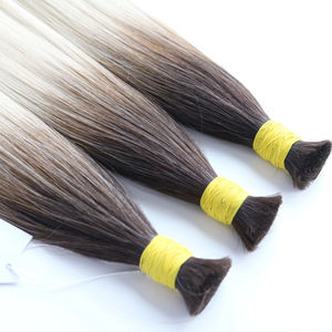 Hot Selling Virgin <b>Hair</b> Extensions - Bulk <b>Hair</b> Ombre <b>Color</b> <b>Hair</b> Extension - Product Image 1