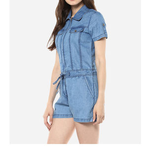 Womens Stylish Summer Jumpsuit Playsuit Casual Loose Fit Beach Resort Wear Elegant One Piece Comfortable Fashionable Trendy - Product Image 2