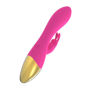 Conejo vibrador 10 frecuencia vibración consolador Usb recarga punto <span class=keywords><strong>G</strong></span> empuje vibrador juguetes sexuales para mujer - Product Image 3