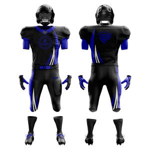 Uniforme de fútbol americano personalizado de la mejor calidad, camiseta transpirable de manga corta de talla grande, ropa de fútbol americano cosida - Product Image 1