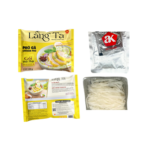 Poulet instantané Pho avec vraie sauce au poulet 105G repas pratique ISO HACCP Vietnam usine nouilles de riz sans gluten nourriture instantanée - Product Image 2