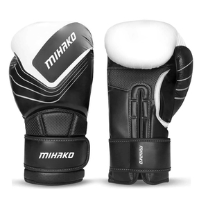 Gants d'entraînement de boxe en cuir de vachette professionnel 8 10 12 14 16 oz Fitness combat protecteur gamme d'équipement professionnel - Product Image 6