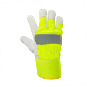 OEM Assembly Work Safety <b>Gloves</b> Breathable Cut-Resistant Anti-Chemical Leather <b>Silicone</b>-Free for Factory and Workshop Use - Product Image 2