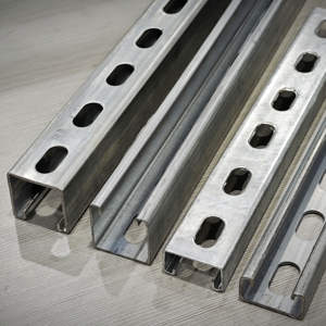 Высококачественная сталь толщиной с C-образным каналом для продажи различных размеров, индивидуальный дизайн, Unistrut с 14,3*28,6 отверстиями - Product Image 4