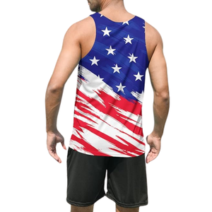 High Quality Men's Gym Stringer Tank <b>Top</b> Full Sublimation Beach Fitness Clothing Casual Cotton <b>Sleeveless</b> Vests Custom Logo - Product Image 6
