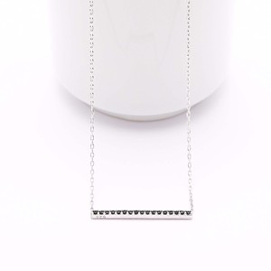 Colgante de Plata de Ley 925 Hecho a Mano en Turquía, Diseño de Barra con Forma de Piedra de Circonio Negro, Chapado en Oro, Regalo de Joyería - Product Image 2
