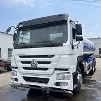 Camiones cisterna de agua Sinotruk Howo 6x4 de alta calidad 371hp/375hp 10 ruedas LHD EURO II camión cisterna de agua de segunda mano con precio bajo