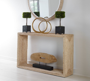 Table console tissée fabriquée au Vietnam Matériaux écologiques Meubles de maison Décoration intérieure Vente en gros - Product Image 5