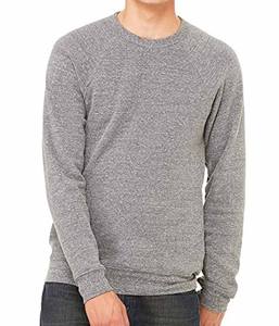 Sweatshirts unisexes bleu royal sans cordon de serrage, sweat à capuche coréen Bella + pull en molleton éponge côtelé en toile sweat à capuche - Product Image 5