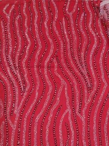 Tela de encaje nigeriana de 4 yardas de alta demanda, calidad superior, última tendencia, con pedrería celestial, para ceremonia de boda, negra 100% - Product Image 4