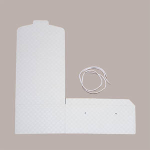 5pcs boîtes d'emballage cadeau de colombe de Pâques rose secrète 500g 210x270H120mm avec cordons - Product Image 5