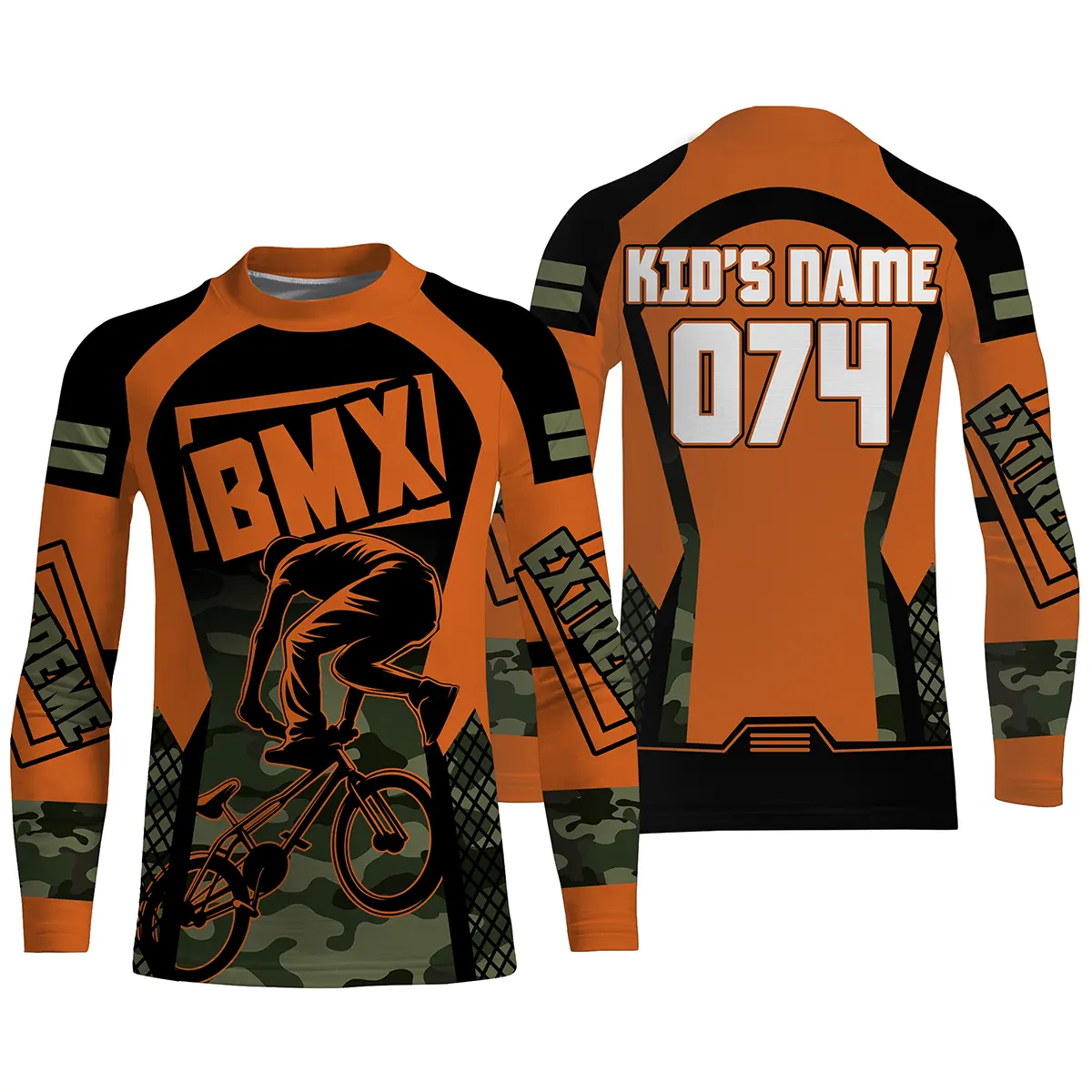 Fornecedor de roupas off road para bicicletas Bmx Crie sua própria camisa de ciclismo para jovens