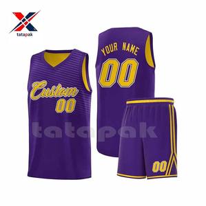 L'uniforme respirable fait sur commande de basket-ball place le nouvel habillement matériel d'équipe de tissu de sublimation pour la vente en gros! - Product Image 6