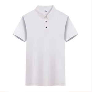 Camisetas Polo de Punto Transpirable para Hombre y Mujer, Color Blanco Liso, Colección de Verano, Camisetas Blancas Lisas al por Mayor - Product Image 1