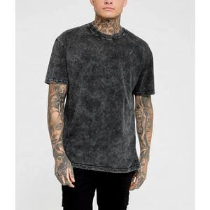 Camisetas de Manga Corta Casuales para Hombre, Talla Grande, Lavadas a la Piedra, Sólidas, Transpirables, para Uso en Exteriores, Cómodas, Talla Adulto - Product Image 1