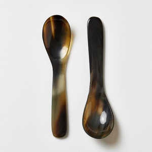 Cuchara de Cuerno Artesanal de Lujo, Ecológica, Apta para Lavavajillas, Utensilios para Ensaladas, Cocina, Hecho en India - Product Image 2