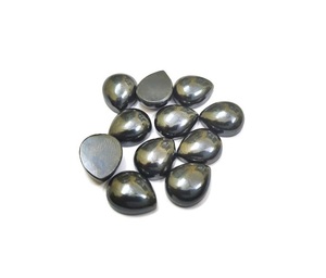 Hématite naturelle 100% de qualité supérieure calibrée taille 3x5mm-20x30mm Cabochon coupe poire pierres précieuses en vrac à vendre à bas prix OEM en vrac - Product Image 2