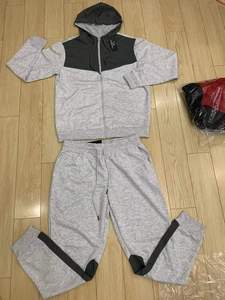 Survêtements unisexes de haute qualité, respirants, légers, d'hiver, à capuche, décontractés, imprimés, couleur unie, polyester/coton, sur mesure, OEM - Product Image 5