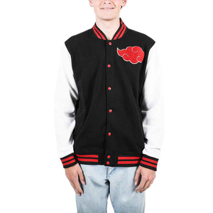 Chaqueta de béisbol universitaria para hombre Cuerpo de lana de alta calidad de fábrica OEM con mangas de piel sintética Suministro a granel - Product Image 1