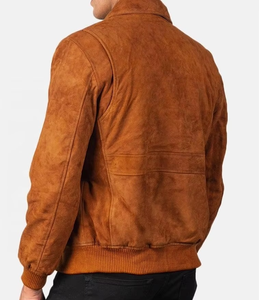 Chaqueta Bomber de Invierno para Hombre, Casual, de Lona Teñida, Impermeable, Transpirable, Ecológica, Cortavientos, con Cuello Alto y Cierre de Botones - Product Image 4