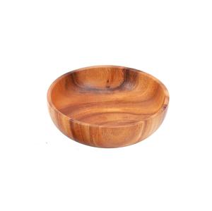 Tazón Redondo de Madera Natural para Servir, Vajilla Popular para Mesa de Cocina, Tazones para Servir Alimentos - Product Image 5