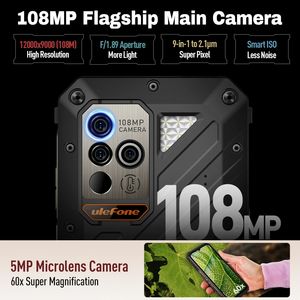 <span class=keywords><strong>Ulefone</strong></span> <span class=keywords><strong>Power</strong></span> ARMOR <span class=keywords><strong>18</strong></span> ultra 5G โทรศัพท์ที่ทนทาน512GB รอม + 24GB RAM กล้องแอนดรอยด์13 Smartphone108MP สมาร์ตโฟน9600 mAh 66W - Product Image 6