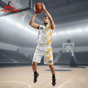 Maillots de basket-ball blancs personnalisés en gros, vêtements de basket-ball par sublimation, respirants, à séchage rapide, chemises de basket-ball grises, uniformes - Product Image 2