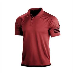 Nouveaux polos respirants au design élégant T-shirt polo en gros imprimé en 3D Chemises polo pour hommes en coton biologique 100% - Product Image 5