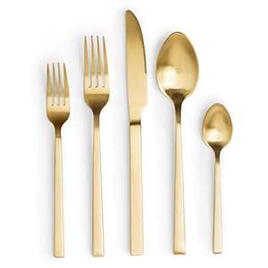 New Decorative Metal Flatware <b>Set</b> With Hammered Design Handle <b>Gold</b> Finished Home & Hotels Dinnerware <b>Cutlery</b> <b>Set</b> - Product Image 3
