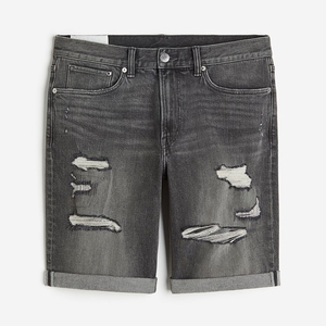 Whole Sale High Quality Fashion Custom logo Various Colors Vintage Denim <b>Jean</b> Shorts for <b>Men</b> Made in Pakistan Breathable Custom - Product Image 5