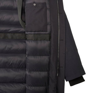 Parka Transpirable, Chaqueta Larga de Alta Calidad, Unisex, Forrada de Felpa, Impermeable para Invierno, con Colores Sólidos y Capucha con Peluche, Parka para Hombre - Product Image 4